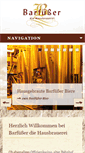 Mobile Screenshot of barfuesser-brauhaus.de